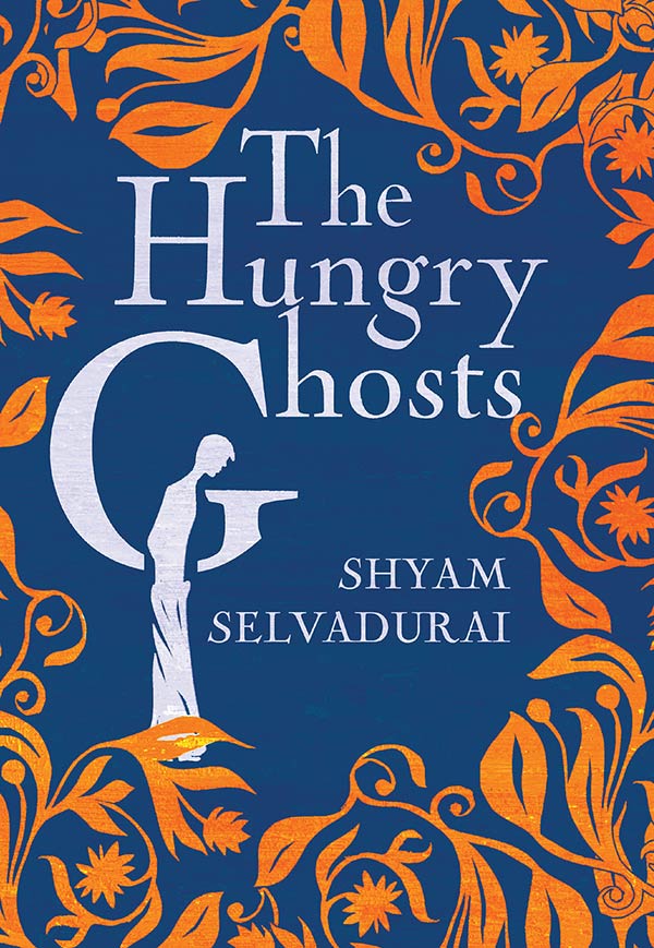 Book cover for Shyam Selvadurai's Funny Boy featuring an illustration of leaves and flowers and a standing figure in silhouette.